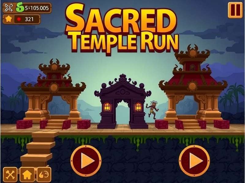 Sacred Temple Run Game Screenshot